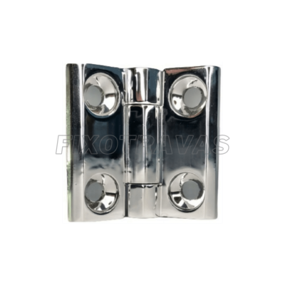 Dobradiça Zamak Cromada